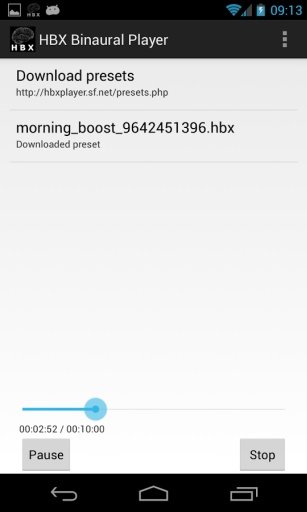 HBX Binaural Player截图1