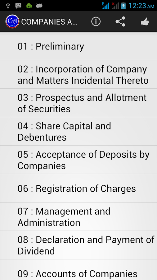 Companies Act - 2013 Ads截图2