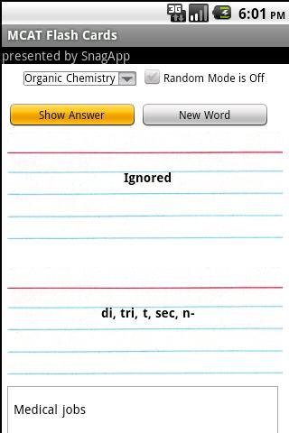 MCAT Note / Flash Cards截图1