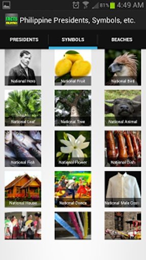 Philippine Presidents, Symbols截图5