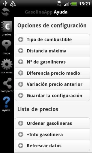 Gasolina App Precios en España截图1