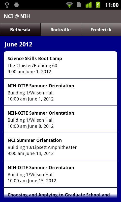 NCI@NIH Summer Internship Prgm截图1