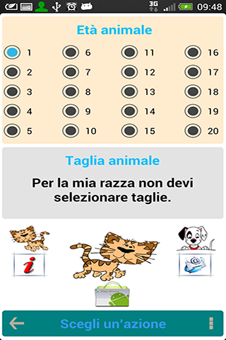 Calcola et&agrave; cane e gatto截图1