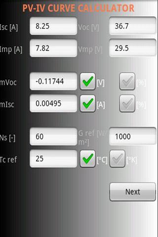 PV IV CALCULATOR截图1