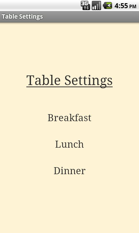 Table Setting Cheat Sheet截图2