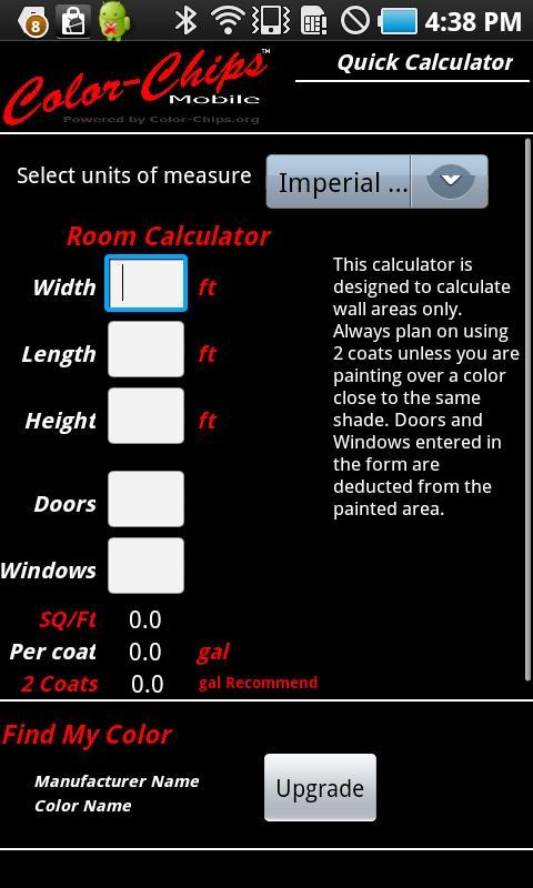 Калькулятор краски. Калькулятор краски он. Room Calc. Quick Paint.