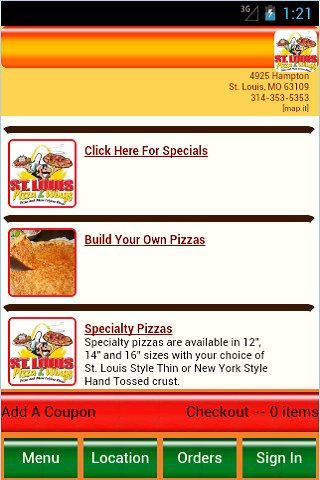 St. Louis Pizza & Wings截图2