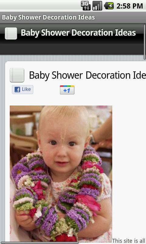 Baby Shower Decoration Ideas截图1