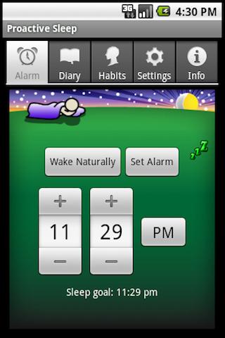 Proactive Sleep Alarm Clock截图2