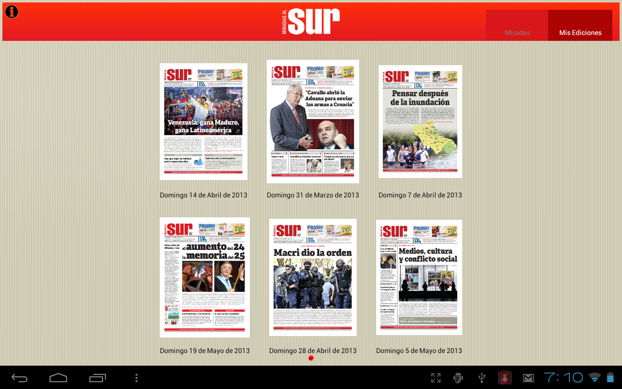 Miradas al Sur截图3