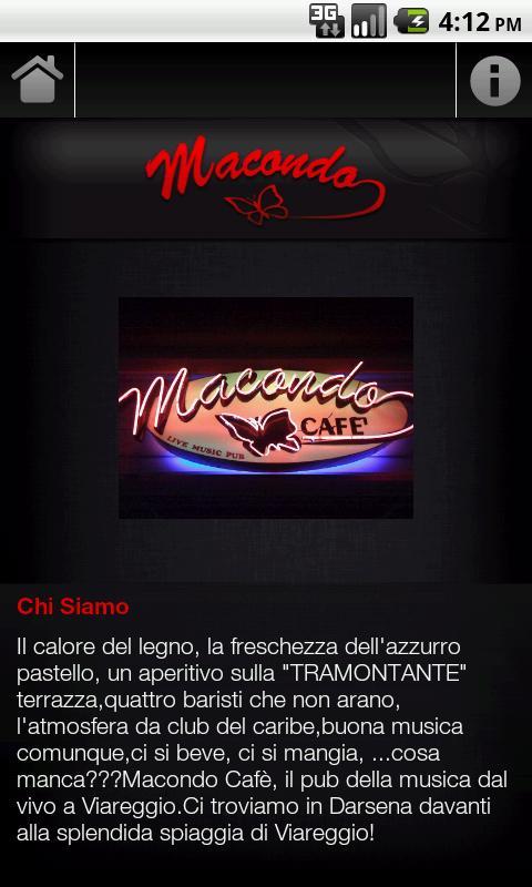 Macondo Caf&egrave; Live Music截图2