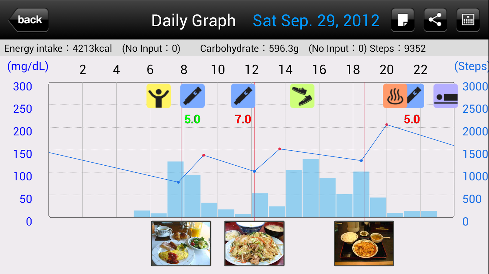 Pedometer for Smart e-SMBG截图3