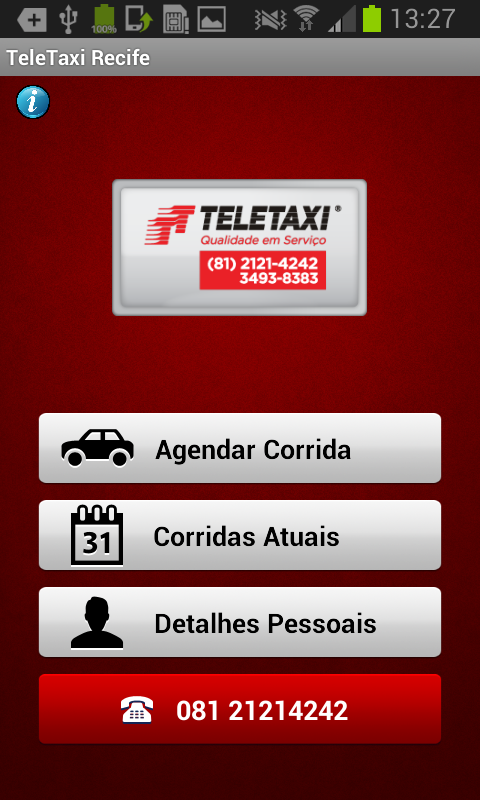 Teletaxi Recife - PE截图1