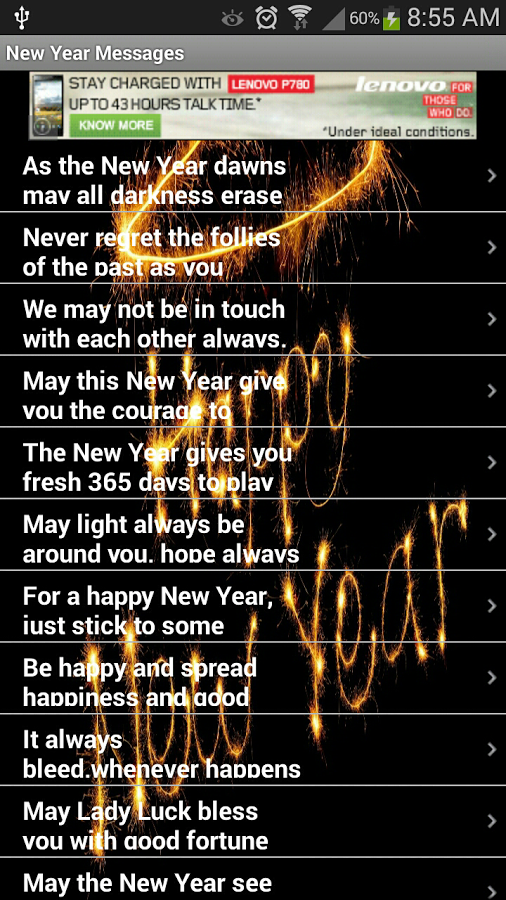 2014 New Year Message Wi...截图3