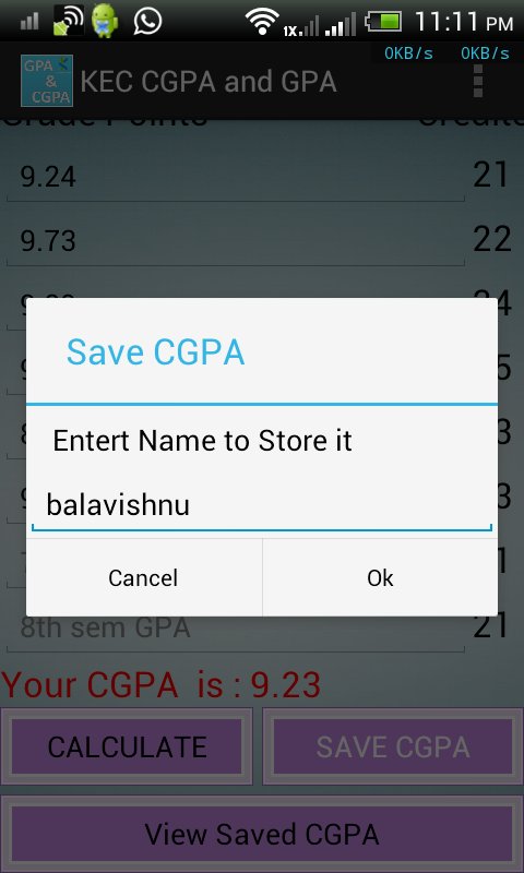 GPA & CGPA Calculator fo...截图3