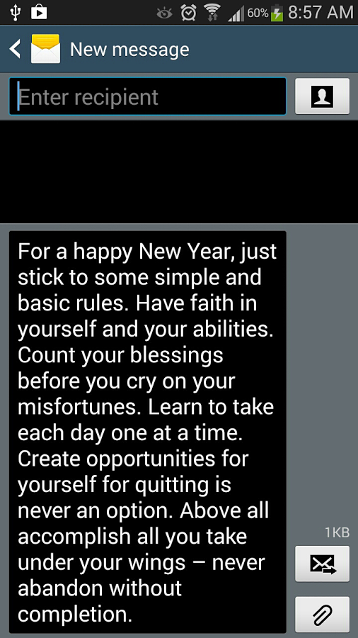 2014 New Year Message Wi...截图2