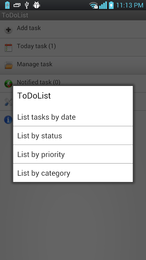 ToDoList (task list)截图2