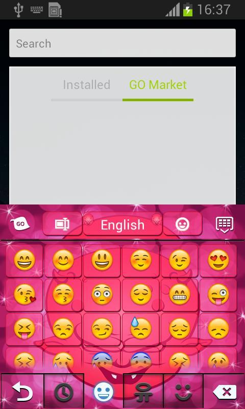 Pink Devilish Keyboard截图1