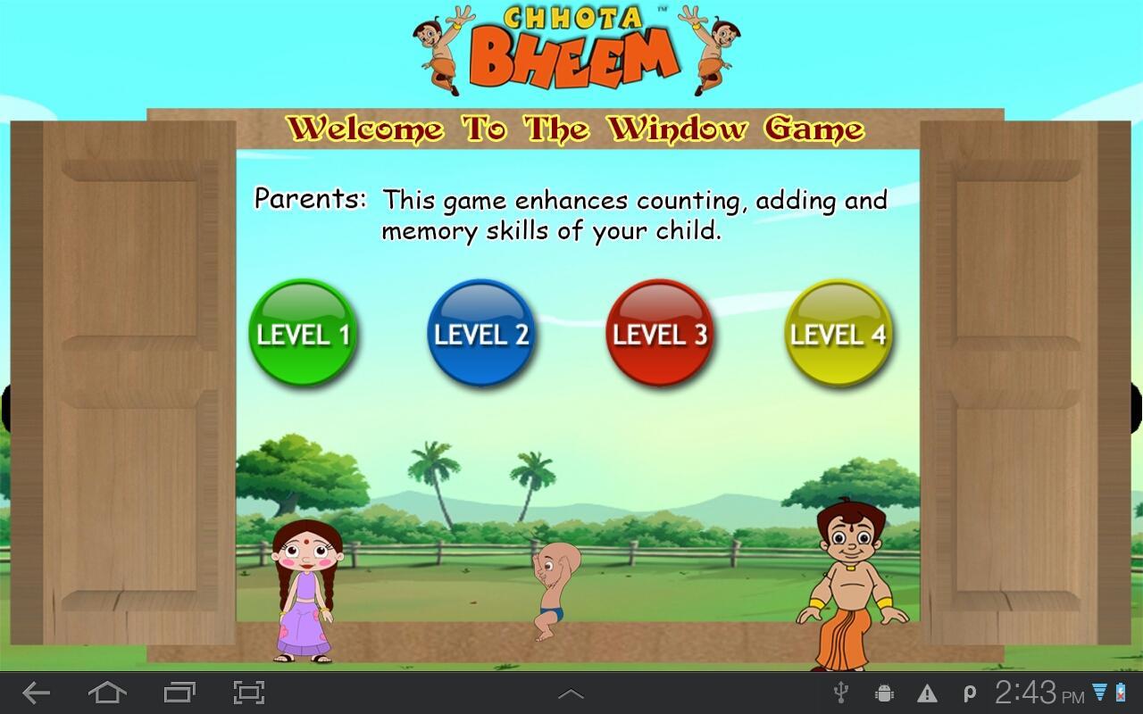 Window Game with Chhota Bheem截图1