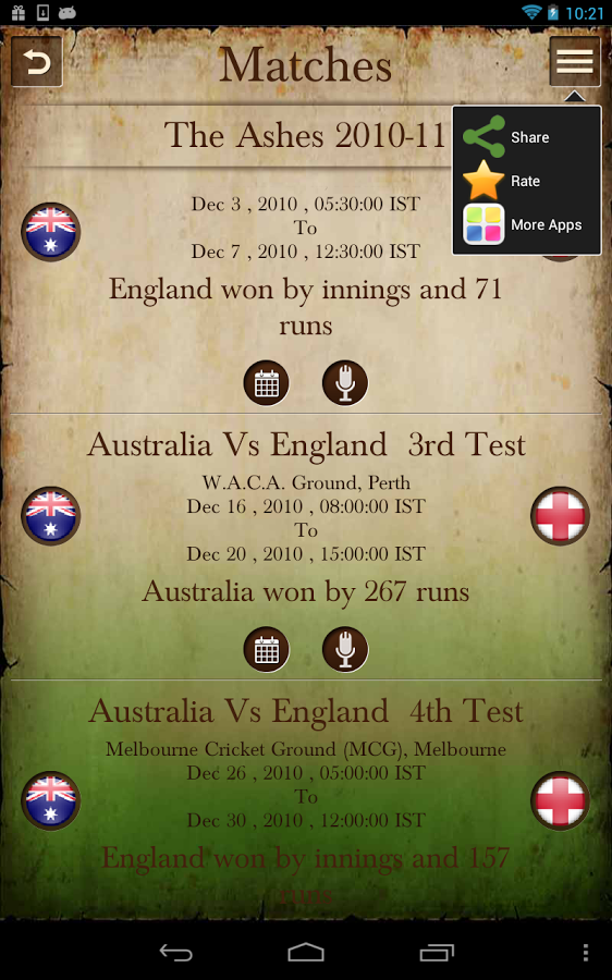 All Time Cricket Match Score截图3