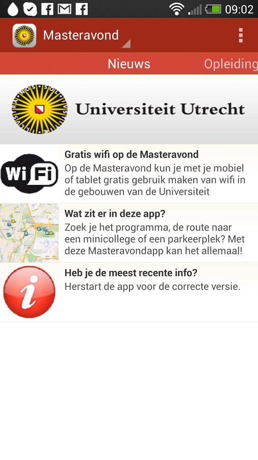 Universiteit Utrecht Master截图1