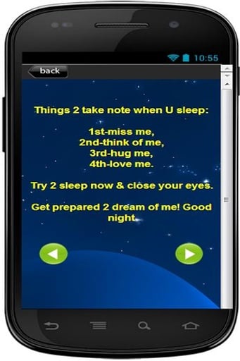 Best Good Night SMS App截图3