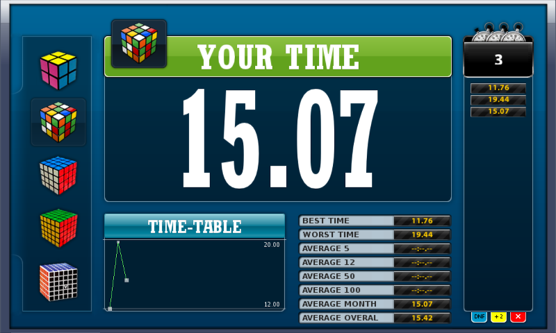 Rubik's Stopwatch截图5