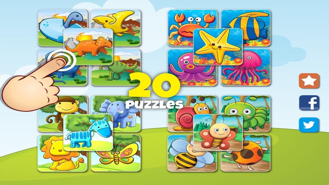 Cute Animal Puzzles for Kids截图3