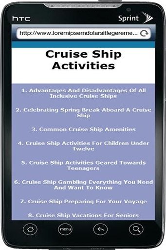 Cruise Ship Activities截图1