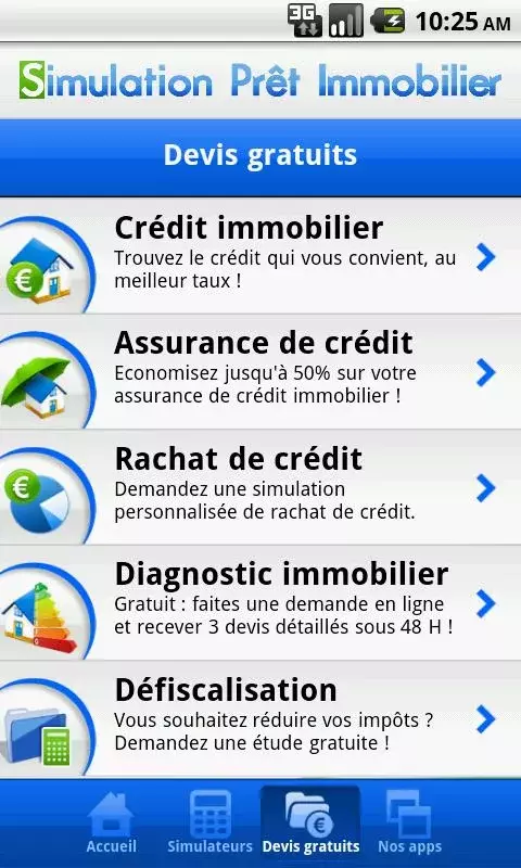 Simulation Prêt Immobilier截图3