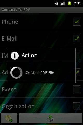 Contacts To PDF Lite截图1