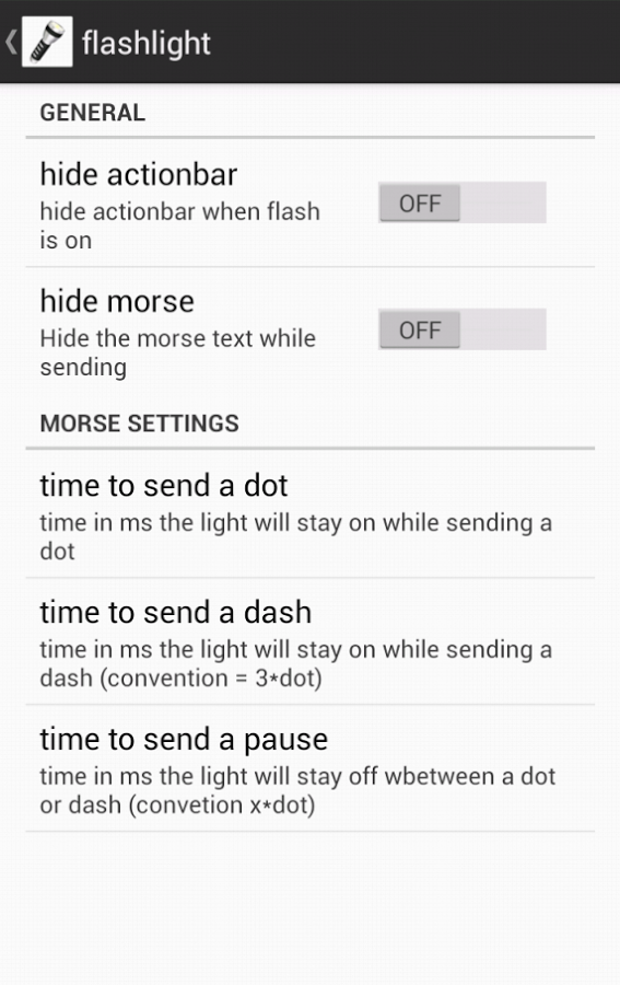 flashlight (jflash) lite截图2