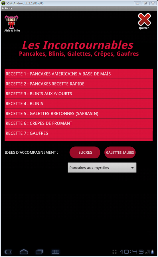 Recettes pancake galette...截图3