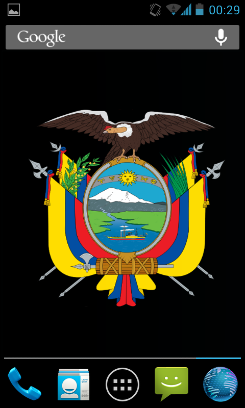 Ecuador Coat Arms LWP 3D截图1