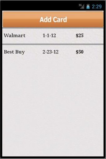 Gift Card Keeper截图2