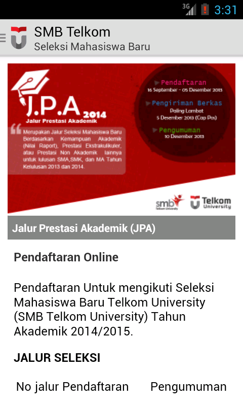 SMB Telkom University截图2