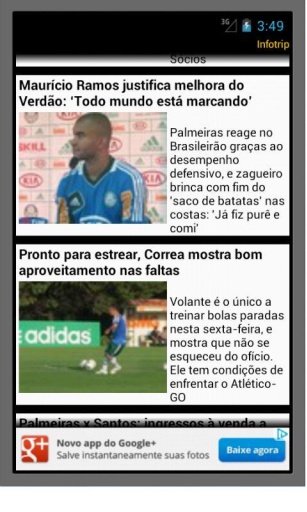 Palmeiras app não截图1