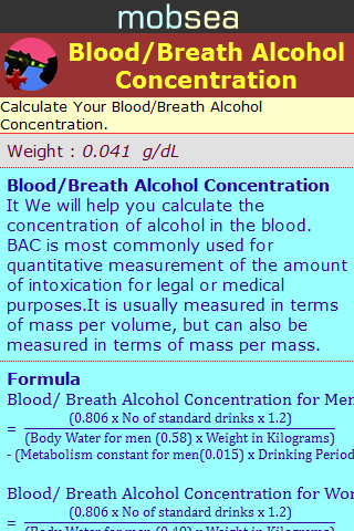 Blood Breath Alcohol Tes...截图2