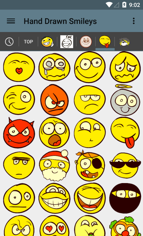 Hand Drawn Smileys for chat截图6