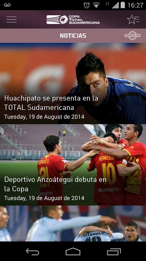 Copa TOTAL Sudamericana截图1