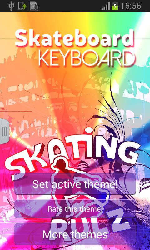 Skateboard Keyboard截图1