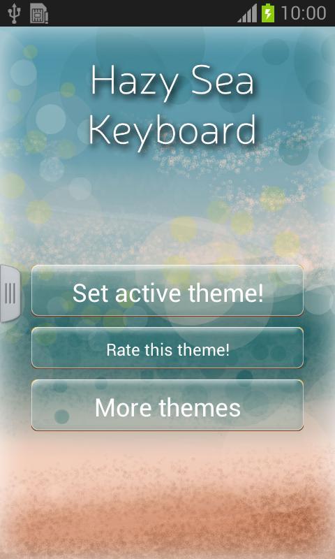 Hazy Sea Keyboard截图1