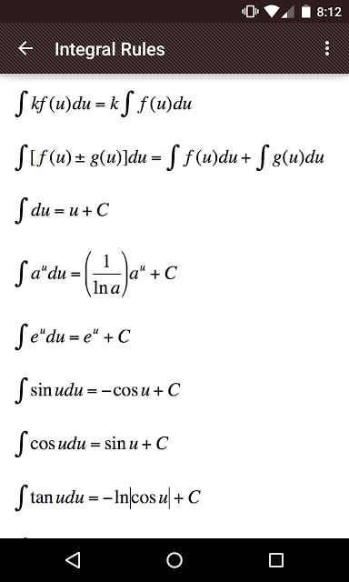 Derivative and Integral Rules截图6