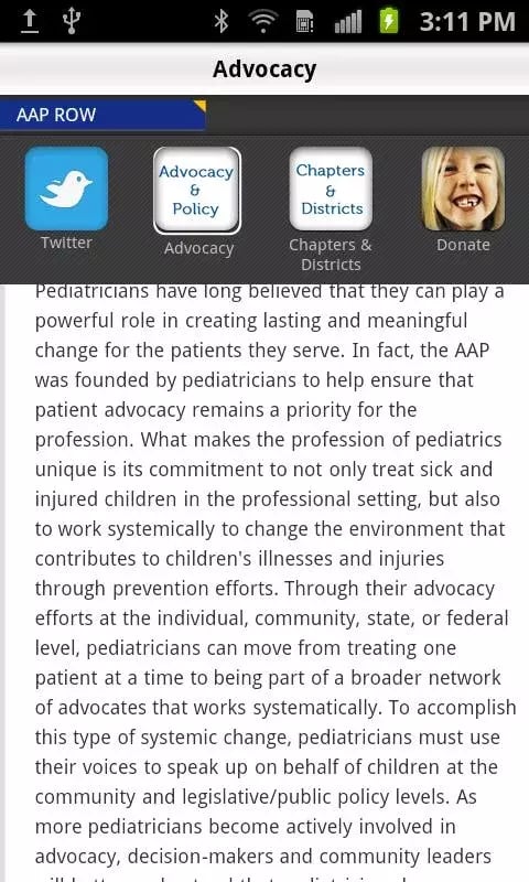 American Academy of Pediatrics截图4