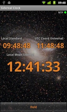 Sidereal Clock截图