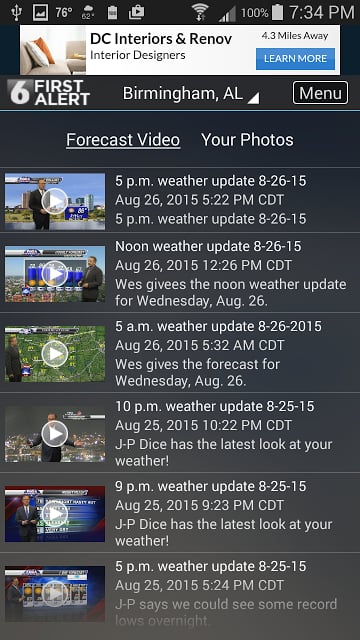 FOX6 WBRC StormWarn Center截图10