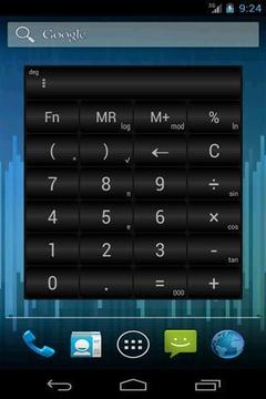 计算器小部件截图