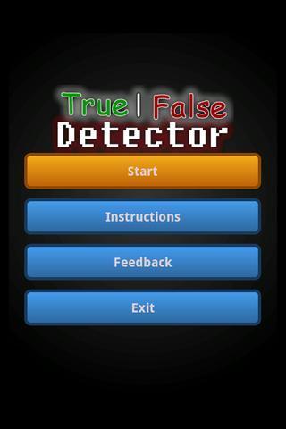 True/False Lie Detector截图3