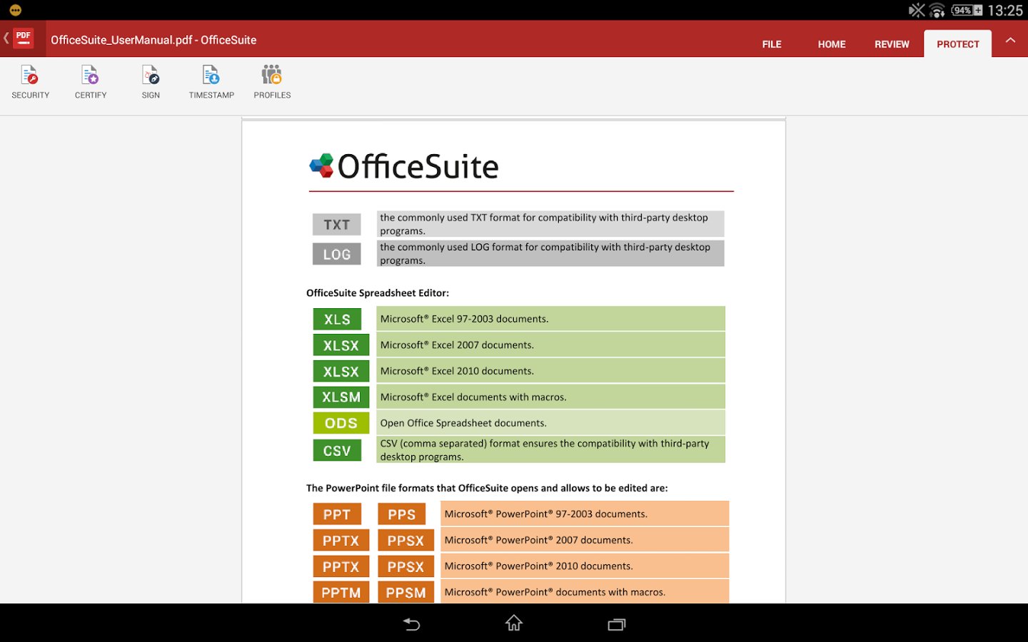 OfficeSuite Free for China截图9