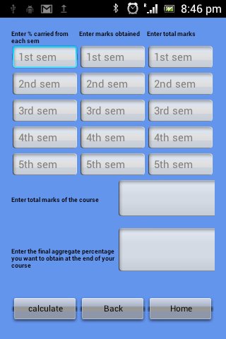 Semester Result Calculator截图4